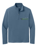 That's So Boulder quarter-zip in Heather Blue