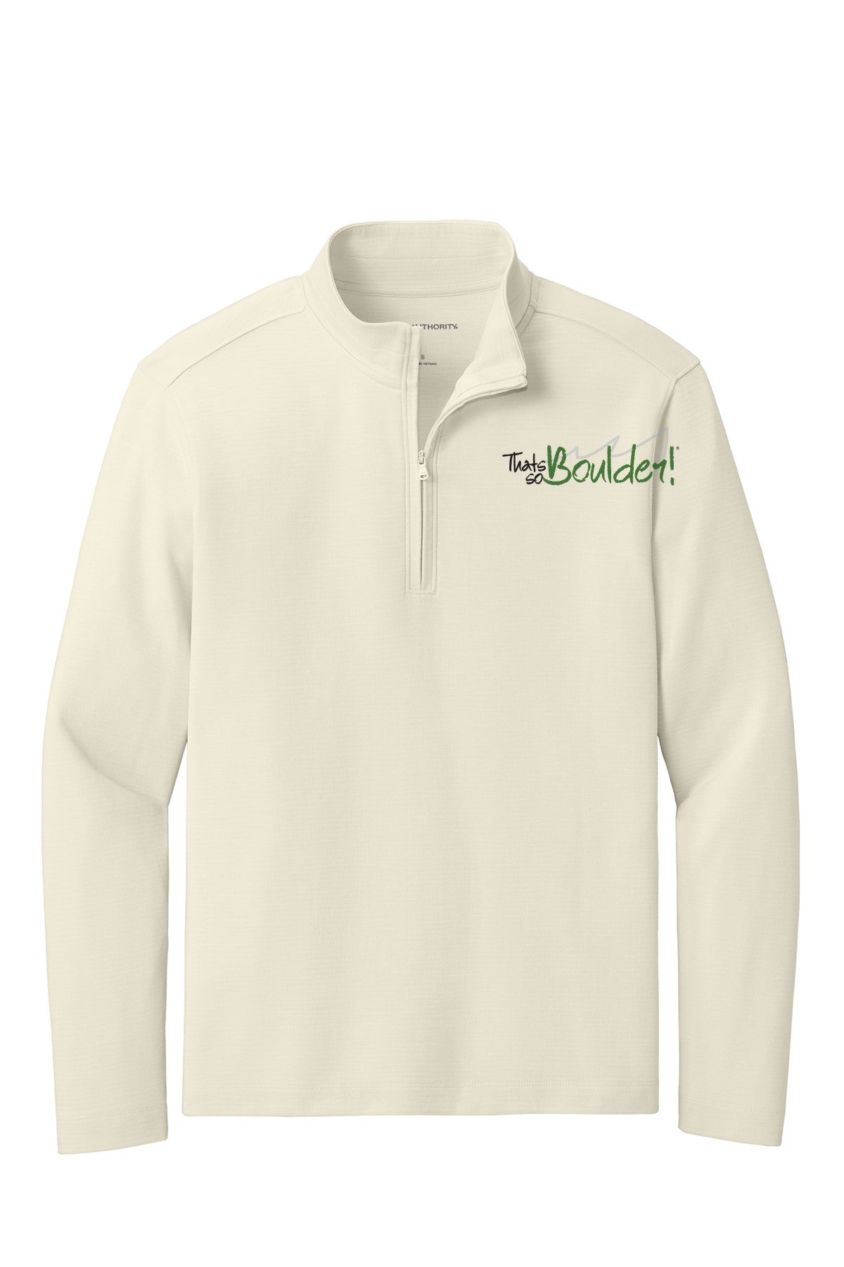 That's So Boulder quarter-zip in Cream