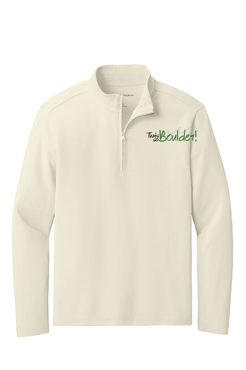 That's So Boulder quarter-zip in Cream