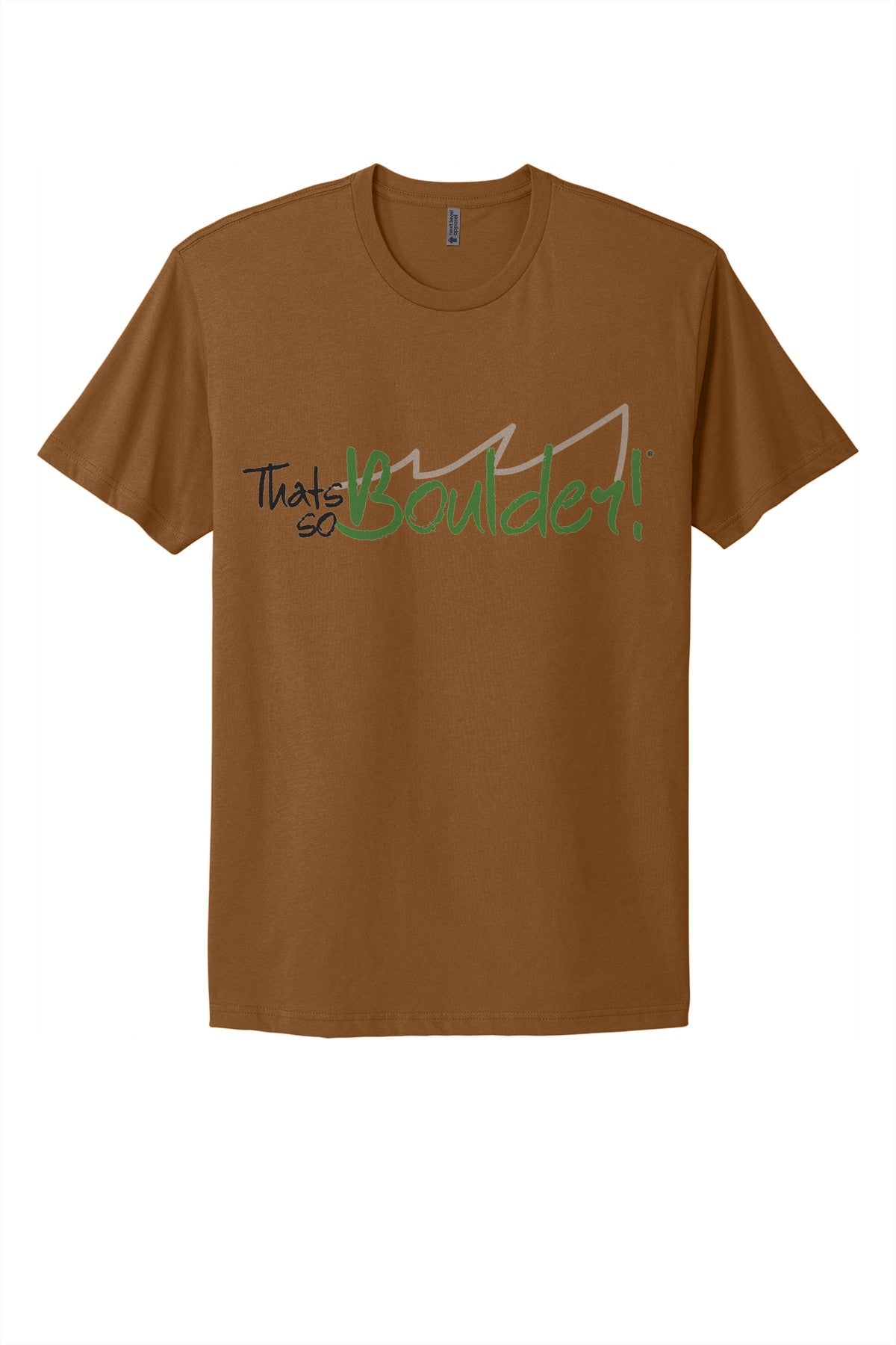 That's So Boulder tee in Clay
